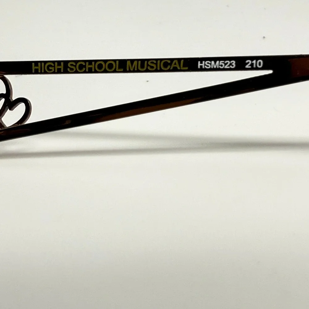 High School Musical HSM523 210 Bronze Heart Cutout Eyeglass Frames 46-16-125